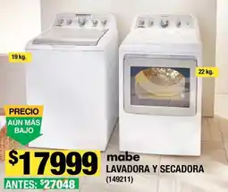 The Home Depot MABE LAVADORA Y SECADORA oferta
