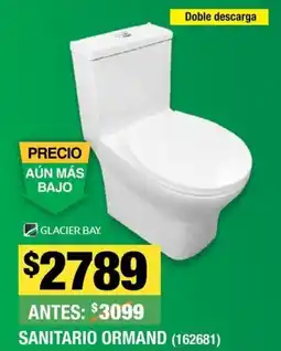 The Home Depot GLACIER BAY SANITARIO ORMAND oferta