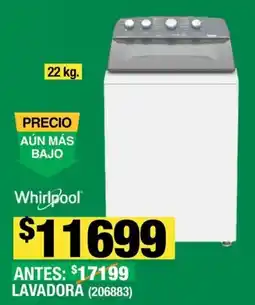 The Home Depot WHIRLPOOL LAVADORA oferta