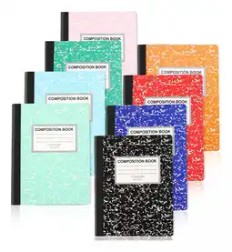 Wensele 2501-XH-8pz Libreta College Cosida Cuaderno Profesional 100 Hojas 8pz