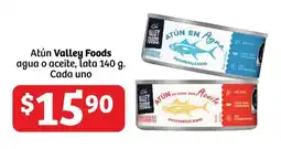 Soriana Híper Valley Foods Atún agua o Aceite 140 g. oferta