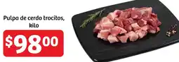 Soriana Híper Pulpa de cerdo trocitos oferta
