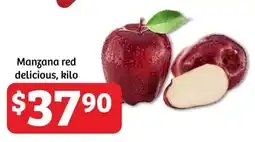 Soriana Híper Manzana red delicious oferta