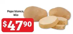 Soriana Híper Papa blanca oferta