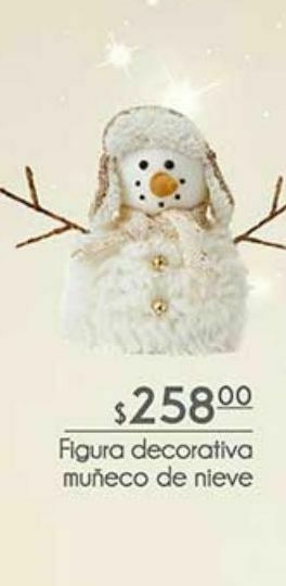 Fresko Figura decorativa muñeco de nieve oferta