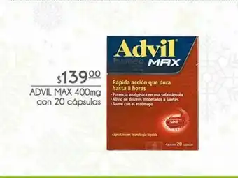 Advil max 400 mg