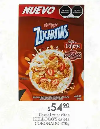 Cereal zucaritas kelloggs