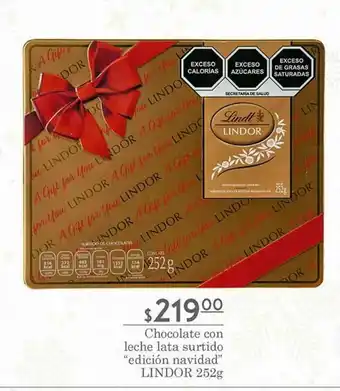 Chocolate con leche lata surtido