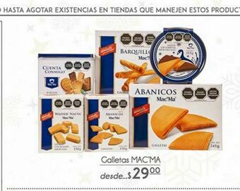 Fresko Galletas mac'ma oferta