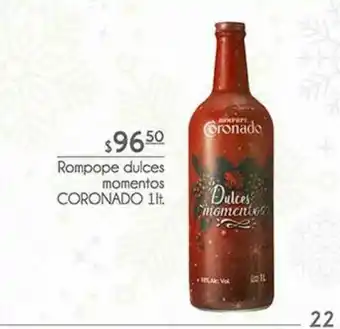 Fresko Rompope dulces momentos coronado oferta