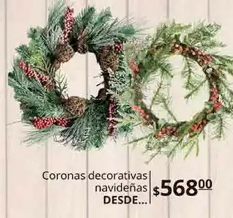 Coronas decorativas navideñas