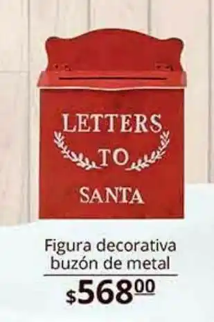 La Comer Figuras decorativas buzón de metal oferta