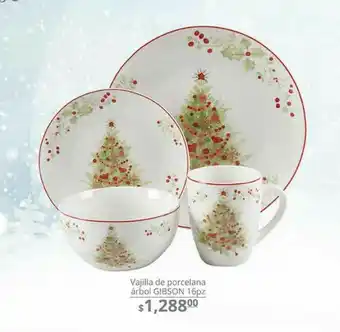 La Comer Vajilla de porcelana árbol gibson oferta