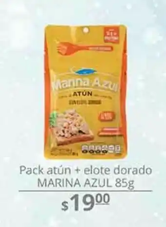 Pack atún + elote dorado marina azul 85g