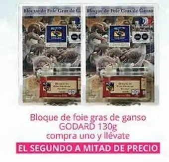 Bloque de foie gras de ganso godard 130g
