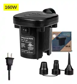 Mercado Libre Inflador Portátil 160w Bombas De Aire Compresor Eléctrico Lagom Gr-109 Lebecom Inflar Y Desinflar Para Colchon Piscina Alberc oferta
