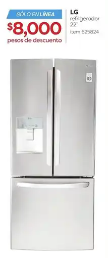 LG Refrigerador 22"