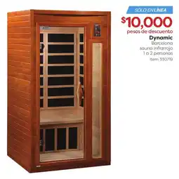 Costco Dynamic Barcelona sauna infrarrojo oferta