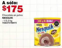 City Club Chocolate en polvo NESQUIK 1/2.2 kg oferta