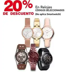 En Relojes CÓDIGOS SELECCIONADOS