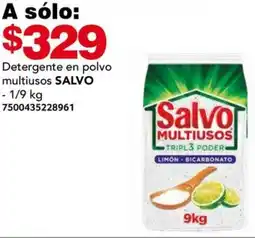 City Club Detergente en polvo multiusos SALVO 1/9kg oferta