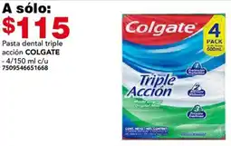 City Club Pasta dental triple acción COLGATE 4/150 ml oferta