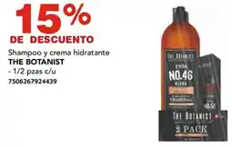 Shampoo y crema hidratante THE BOTANIST 1/2 pzas