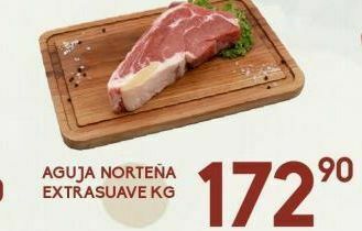 Alsuper Aguja norteña de res extrasuave kg oferta