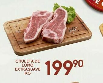 Alsuper Chuletas de lomo extrasuave kg oferta