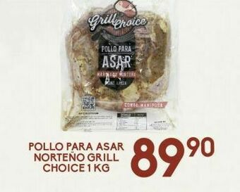 Pollo para asar norteño grill choice 1 kg