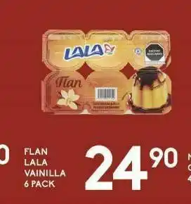 Alsuper Flan lala vainilla 6 pack oferta