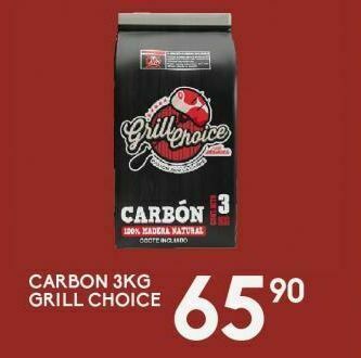 Alsuper Carbón grill choice 3 kilos oferta