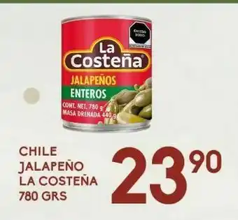 Alsuper Chile jalapeño la costeña oferta