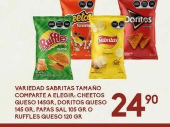 Alsuper Papas fritas sabritas oferta