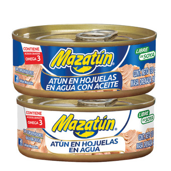 Alsuper Atún en agua o aceite mazatún 130gr oferta