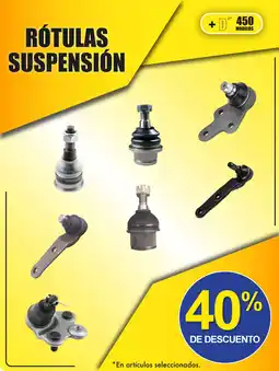 Refaccionaria California RÓTULAS SUSPENSIÓN oferta