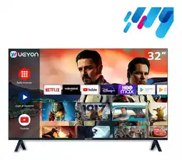 Mercado Libre Smart TV Pantalla 32 Pulgadas Weyon Android LED Hd Television 60hz 32WDSNMX oferta