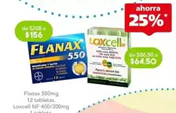 Farmacia San Pablo Flanax - 550mg 12 tabletas oferta