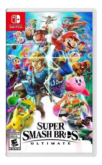 Mercado Libre Super Smash Bros Ultimate Nintendo Switch Físico oferta