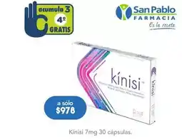 Farmacia San Pablo Kínisi - 7mg 30 cápsulas oferta