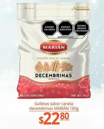 La Comer Galletas sabor canela decembrinas marián 185g oferta