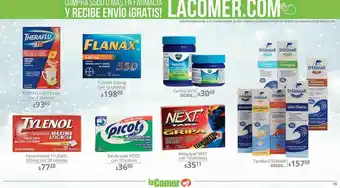 La Comer Medicamentos tylenol oferta