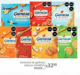 La Comer Variedad de galletas clásicas gamesa oferta