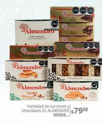 La Comer Variedad de turrones y chocolates el almendro oferta