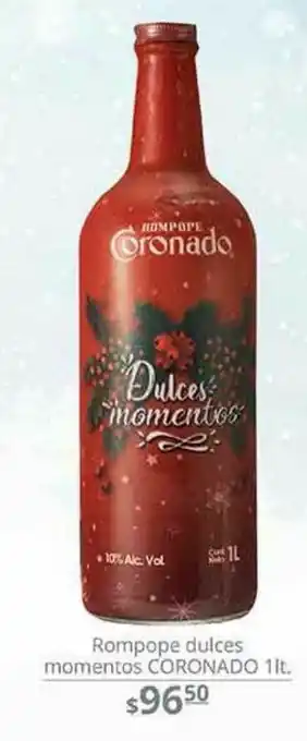 Rompope dulces momentos coronado