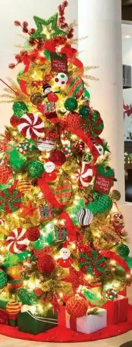 The Home Depot Arbol alexander ramas decoradas 2.28 m oferta