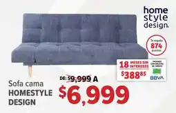 Soriana Híper HOMESTYLE DESIGN Sofa cama oferta