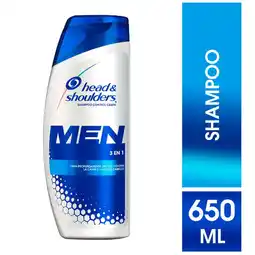 Farmacias YZA Head & Shoulders Shampoo 3In1 Men 650Ml oferta