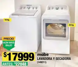 The Home Depot Mabe - lavadora y secadora oferta