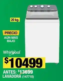 The Home Depot Whirlpool - lavadora oferta